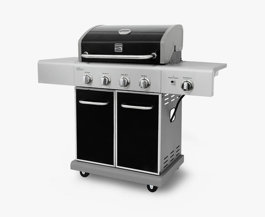 4-Burner Gas Grill with Side Searing Burner