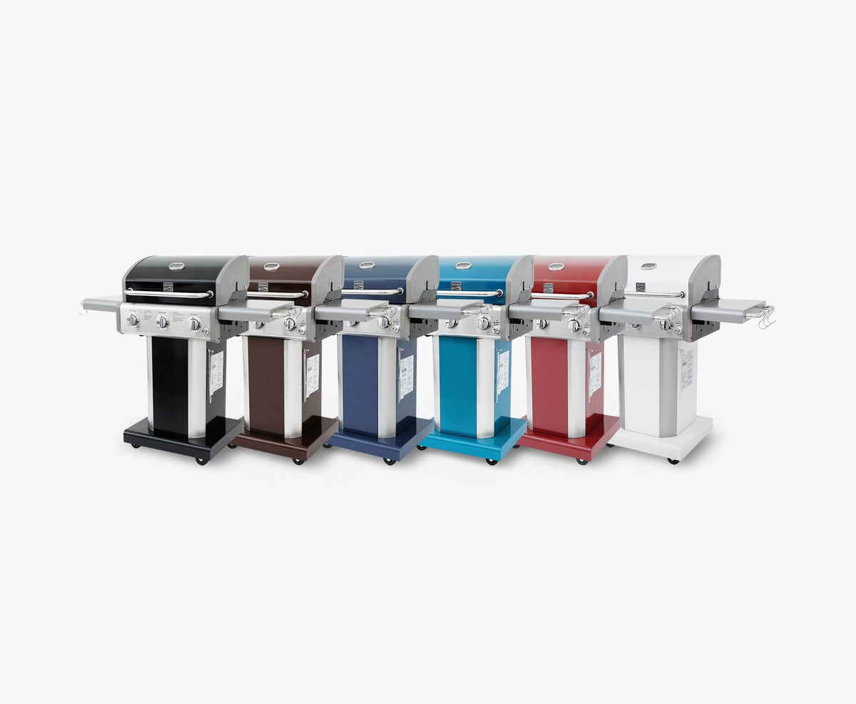 3-Burner Compact Gas Grill with Foldable Sides - image 5 of 5