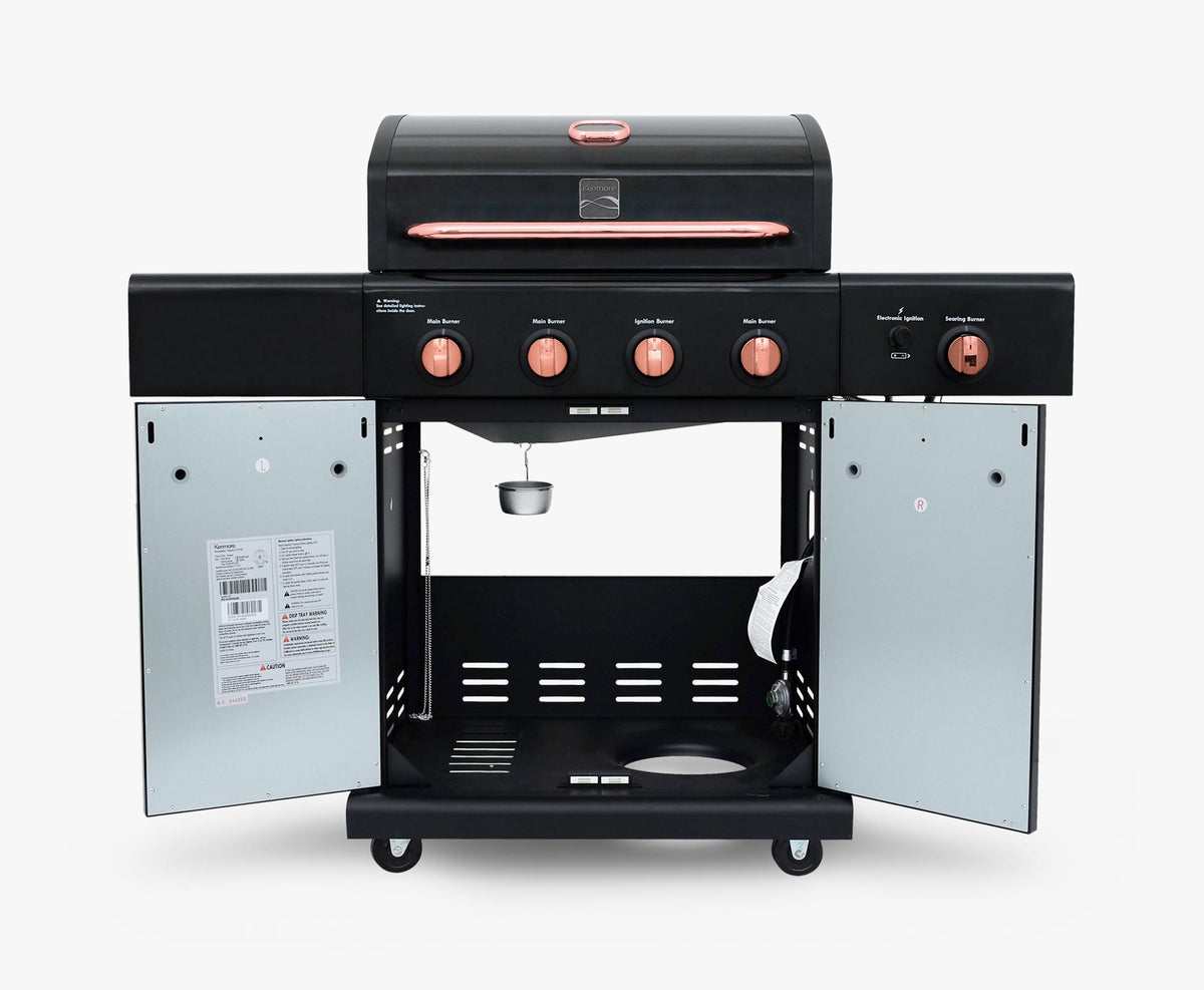 4-Burner Gas Grill with Side Searing Burner - image 3 of 7