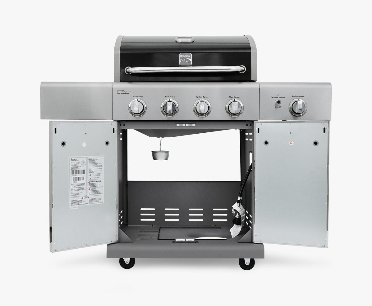 4-Burner Gas Grill with Side Searing Burner - image 7 of 7