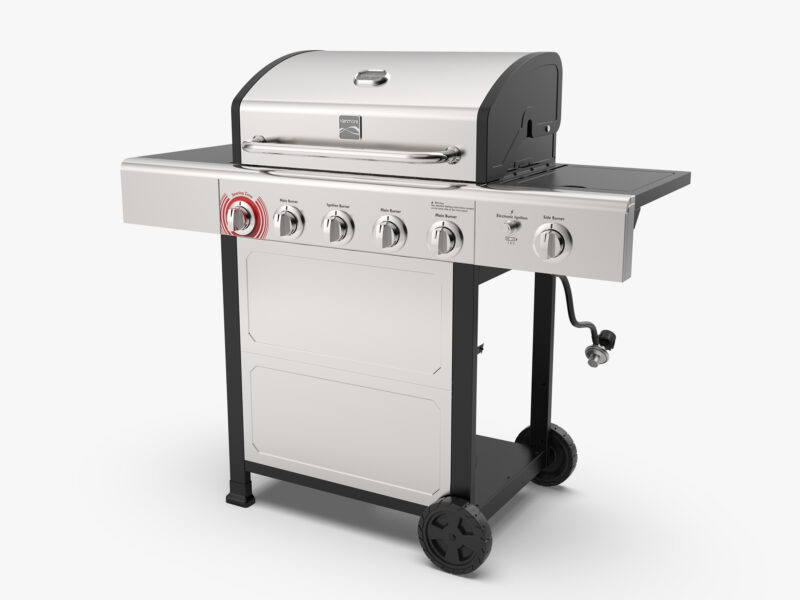 product image kenmore 5 burner gas grill with side searing burner PG 40409S0LB 2 black with copper accents 1